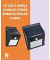 Kablosuz Solar LED Lamba | Bahçe, Veranda, Merdiven Işığı, Otomatik Aç-Kapa Sensörlü