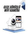 Kablosuz Wifi Destekli Akıllı Güvenlik Kamerası Hareket Sensörlü