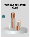 Kadınlar İçin Yüz ve Kaş Epilatörü – Hassas Cilt Dostu, Pil ile Çalışan, Taşınabilir ve Şık Tasarım