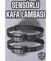 Kafa Lambası Kamp Lambası Led Işık Şarjlı Ayarlanabilir