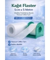 Kağıt Flaster 5 cm x 5 m Medikal Sabitleme Bandı Hassas Ciltler İçin 1 ADET