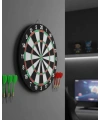 Kaliteli Ahşap Dart Tahtası 12 İnç  4 Dart Ok Seti