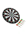 Kaliteli Ahşap Dart Tahtası 12 İnç  4 Dart Ok Seti