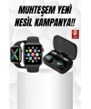 Kaliteli Akıllı Saat ve Kaliteli Bluetooth Kulaklık ANC Özelliği Uzun Pil Ömrü