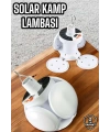 Kamp Lambası Işıldak Beyaz Işık Güneş Enerjili Solar Aydınlatma 5 Kanatlı Katlanabilir