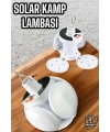 Kamp Lambası Işıldak Beyaz Işık Güneş Enerjili Solar Aydınlatma 5 Kanatlı Katlanabilir