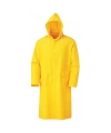 Kapşonlu Cepli Lüx Yağmurluk Sarı - Standart Beden 2XL