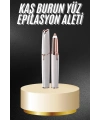 Kaş Bıyık Tüy Epilasyon Aleti Pilli Yüz Kaş Epilatör Kıl Tüy Alma Epilasyon