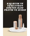 KAŞ BIYIK VE YÜZ EPİLASYON ALETİ VE TİTREŞİMLİ YÜZ TEMİZLEME MASAJ ALETİ İKİLİ SET