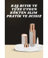 KAŞ BIYIK VE YÜZ EPİLASYON ALETİ VE TİTREŞİMLİ YÜZ TEMİZLEME MASAJ ALETİ İKİLİ SET