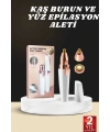 Kaş Burun Ve Yüz Epilasyon Aleti Kablosuz Şarjlı Kökten Alan Epilasyon Aleti