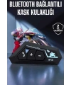 Kask Kulaklık Bluetooth Motosiklet Kulaklık Intercom Su Geçirmez