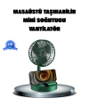 Katlanabilir Şarjlı Mini Fan 3 Kademeli Hız Ayarlı Taşınabilir