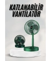 Katlanabilir Teleskopik Şarjlı Fan Masaüstü Soğutucu Vantilatör
