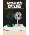 Katlanabilir Usb Şarjlı Masaüstü Soğutucu Mini Fan Telefon Tutucu