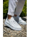 KB-112   Kuback Beyaz Triko Bağcıklı  Günlük Erkek  Ayakkabı