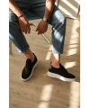 KB-M101 Kuback Siyah Triko Bağcıklı Günlük Erkek Ayakkabı
