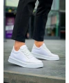 KB-X46 Kuback Beyaz Rugan Yüksek Beyaz Taban Günlük Spor Ayakkabı
