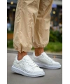 KB-X500  Kuback  Beyaz Silwer  Bağcıklı  Günlük Erkek  Ayakkabı