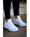 KB047  Kuback Beyaz Cilt Günlük Erkek  Ayakkabı