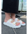 KBTX-1 Kuback Beyaz Günlük Kadın Terlik