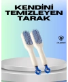 Kendini Temizleyen Ergonomik Saç Tarağı – ABS Gövde, Silikon Diş