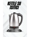 Kettle Su Isıtıcı C F Priz Uyumlu 220 - 240 V Paslanmaz Çelik Kablolu