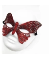 Kırmızı Dantel Masquerade Maskesi 7 No