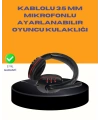 Kırmızı  Kulaklığı Bilgisayar Uyumlu Stereo Yüksek Ses Kaliteli