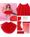 Kırmızı Renk Tütü Etek Bale Eteği Gösteri Eteği Çocuk Bebek Boy