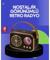 Klasik Retro Radyo – Bluetooth Destekli, FM Özellikli Şarjlı Hoparlör