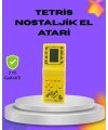 Klasik Tetris Oyunu El Konsolu – Taşınabilir Pil ile Çalışan Retro El Aterisi