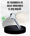 Kolay Montajlı 3 Modlu Yüksek Basınç Duş Başlığı