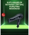 Kompakt Katlanabilir Saç Kurutma Makinesi Ev ve Seyahat Uyumlu
