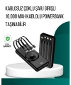 Kompakt Tasarım, Güçlü Performans – 10000mAh Kablosuz Powerbank