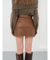 Kontrast deri etek kahve w260015