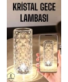 Kristal Dokunmatik Ve Kumandalı Masa Ve Gece lambası