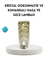 Kristal RGB LED Masa Lambası – Renkli Kumandalı Işık, Dekoratif ve Enerji Tasarruflu