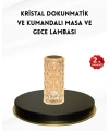 Kristal Tasarımlı RGB LED Gece Lambası – Kumandalı, Renk Değiştiren Dekoratif Işık