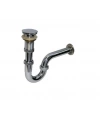 Krom Lavabo Sifonu Stoplu Pop-Up 32 mm