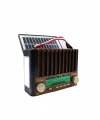 KTF-1428 Taşınabilir Güneş Enerjili Bluetooth Radyo Hoparlör – Şarjlı, Radyo, MP3, AUX Girişli