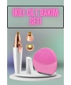 Kulak Burun ve Yüz Epilasyon Aleti ve Yüz Masaj Aleti İkili Cilt Bakım Seti