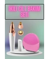 Kulak Burun ve Yüz Epilasyon Aleti ve Yüz Masaj Aleti İkili Cilt Bakım Seti