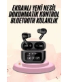 Kulak İçi Bluetooth Kulaklık Ekranlı Müzik Dinleme Çağrı Cevaplama Siyah