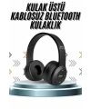 Kulak Üstü Bluetooth Kulaklık Yüksek Ses Kaliteli Ayarlanabilir
