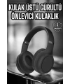 Kulak Üstü Kablosuz Bluetooth Kulaklık Gürültü Önleyici Ayarlanabilir