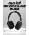 Kulak Üstü Kablosuz Bluetooth Kulaklık Yumuşak Süngerli SD Kart Girişli