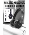 Kulak Üstü TF Kart ve AUX Destekli Ergonomik Bluetooth Kulaklık