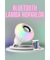 Kumandalı RGB Led Işık Bluetooth Hoparlör Ses Lambası Renkli Ampul