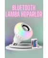 Kumandalı RGB Led Işık Bluetooth Hoparlör Ses Lambası Renkli Ampul